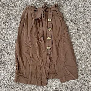 mid-length skirt